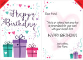 Giant Greeting Card Birthday 011 - 90cm x 60cm